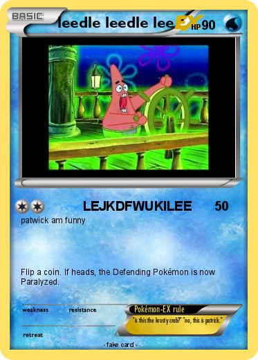 Pokemon leedle leedle lee