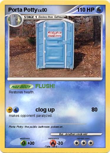 Pokemon Porta Potty