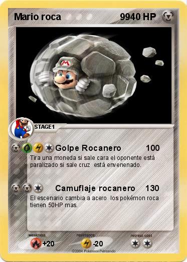 Pokemon Mario roca                       99