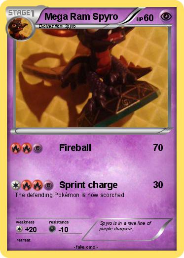 Pokemon Mega Ram Spyro