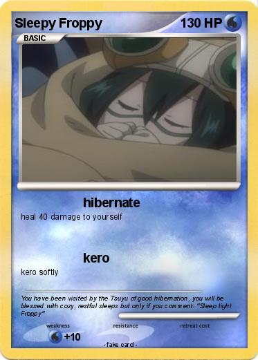 Pokemon Sleepy Froppy