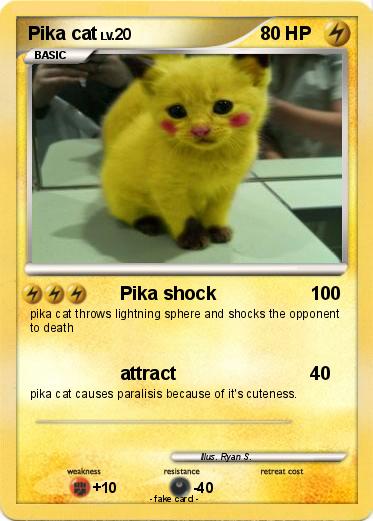 Pokemon Pika cat