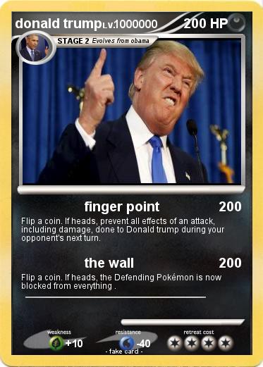 Pokemon donald trump