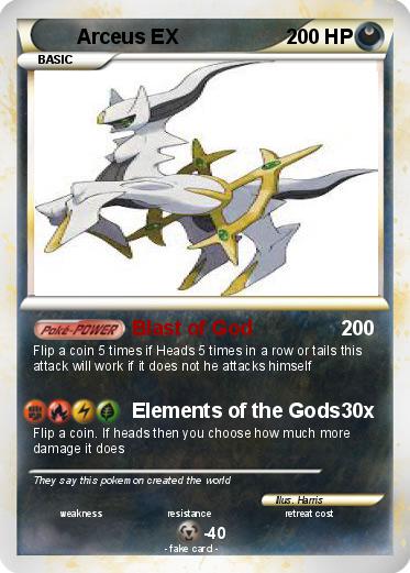 Pokemon Arceus EX