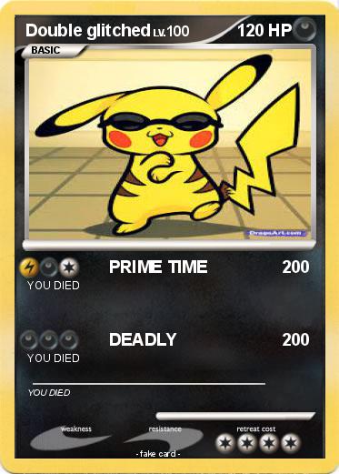 Pokemon Double glitched