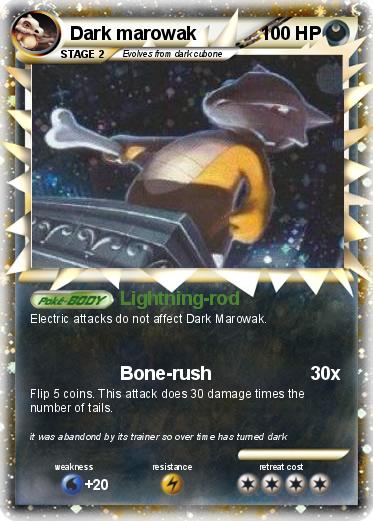 Pokemon Dark marowak