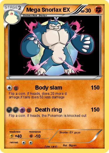 Pokemon Mega Snorlax EX