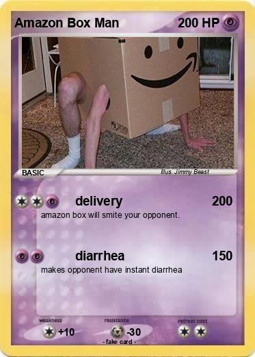 Pokemon Amazon Box Man