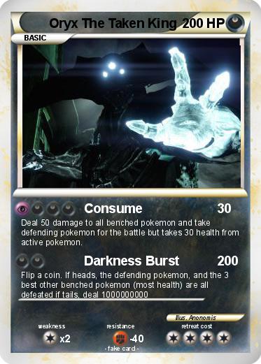 Pokemon Oryx The Taken King