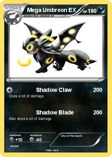 Pokemon Mega Umbreon EX