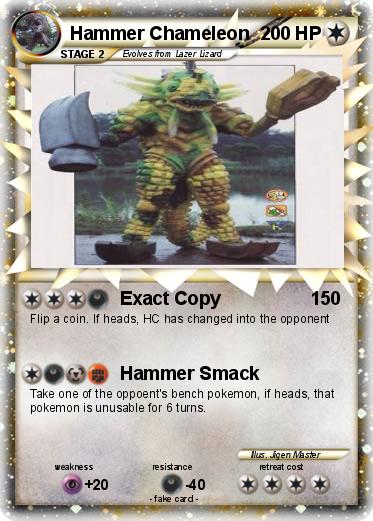 Pokemon Hammer Chameleon