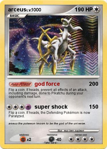 Pokemon arceus