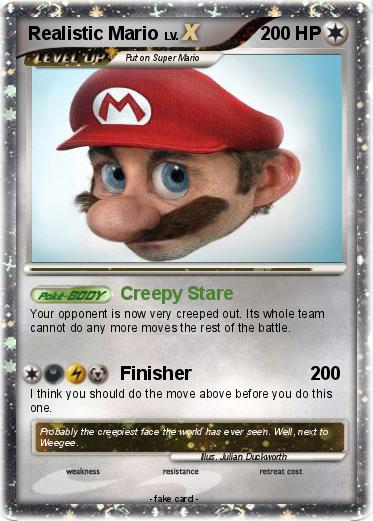 Pokemon Realistic Mario Pokemon Realistic Mario