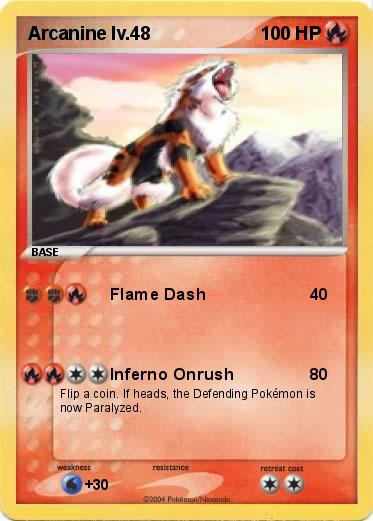 Pokemon Arcanine lv.48