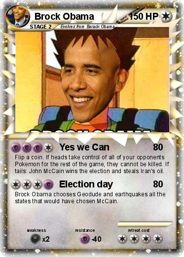 Pokemon Brock Obama