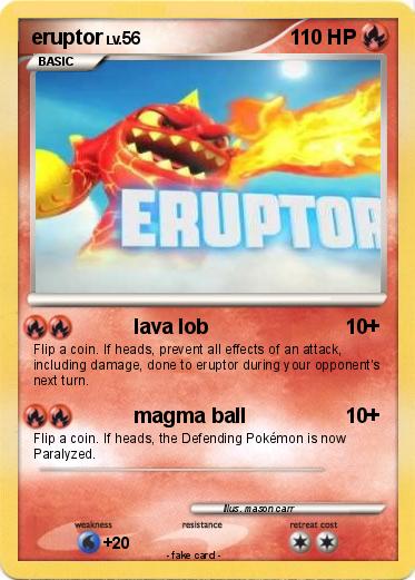 Pokemon eruptor