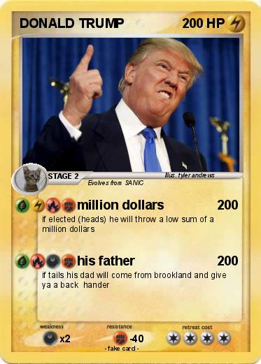 Pokemon DONALD TRUMP
