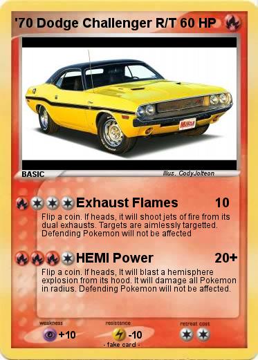 Pokemon '70 Dodge Challenger R/T