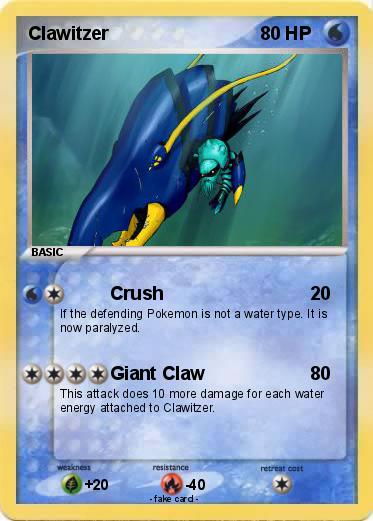 Pokemon Clawitzer