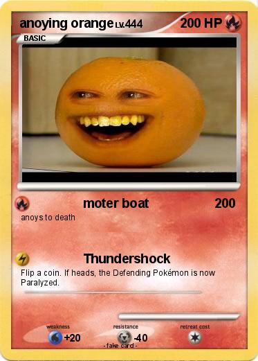 Pokemon anoying orange