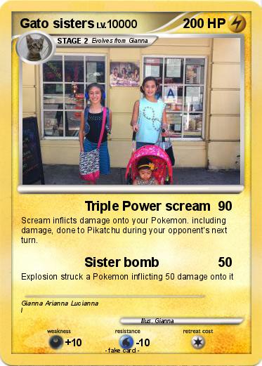 Pokemon Gato sisters