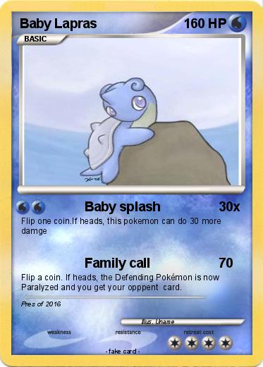Pokemon Baby Lapras