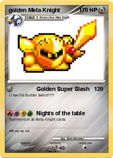 Pokemon golden Meta Knight