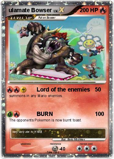Pokemon ulamate Bowser