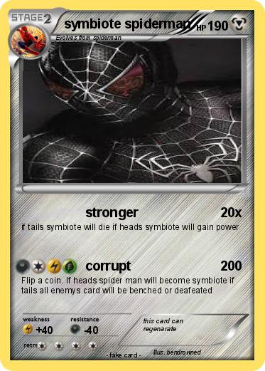 Pokemon symbiote spiderman