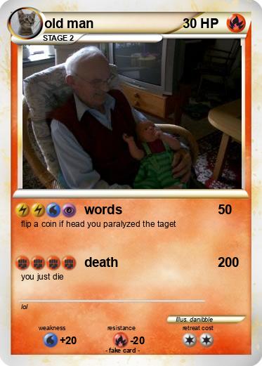 Pokemon old man