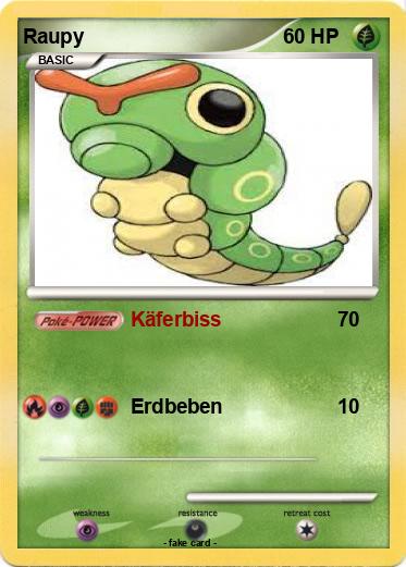 Pokemon Raupy