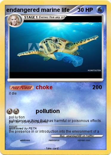 Pokemon endangered marine life