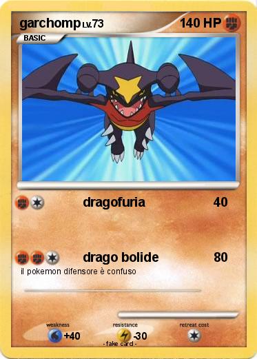 Pokemon garchomp
