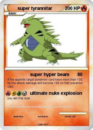 Pokemon super tyrannitar