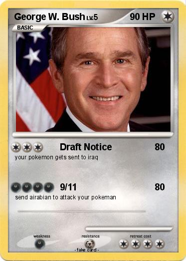 Pokemon George W. Bush