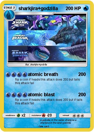Pokemon sharkjira+godzilla