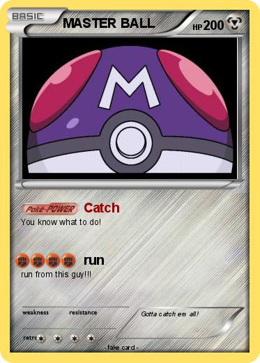 Pokemon MASTER BALL