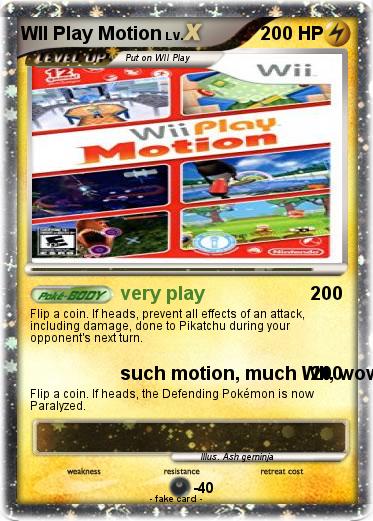 Pokemon WII Play Motion
