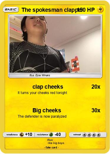 Pokemon The spokesman clapper