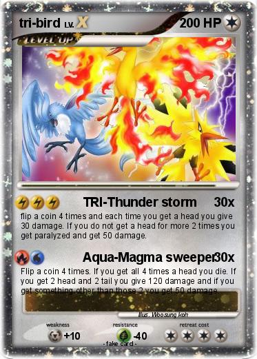 Pokemon tri-bird