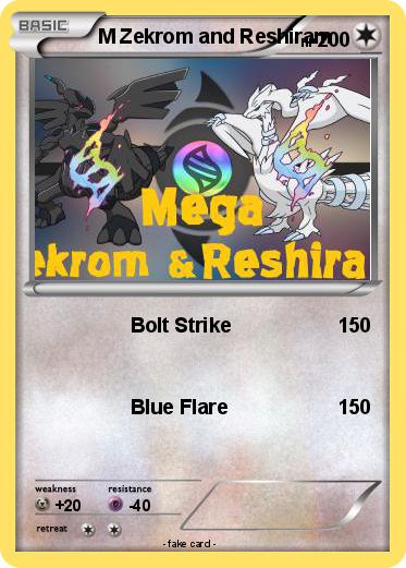 Pokemon M Zekrom and Reshiram