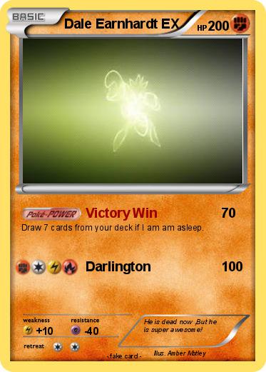 Pokemon Dale Earnhardt EX