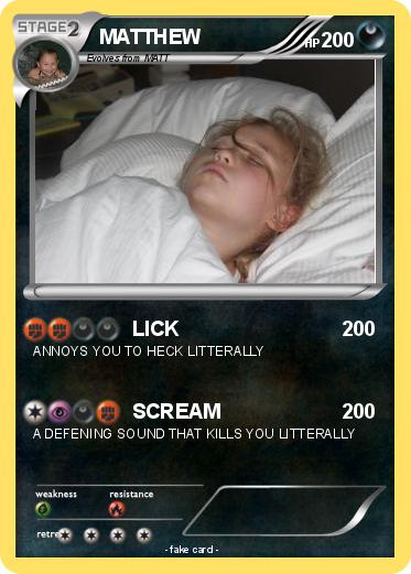 Pokemon MATTHEW