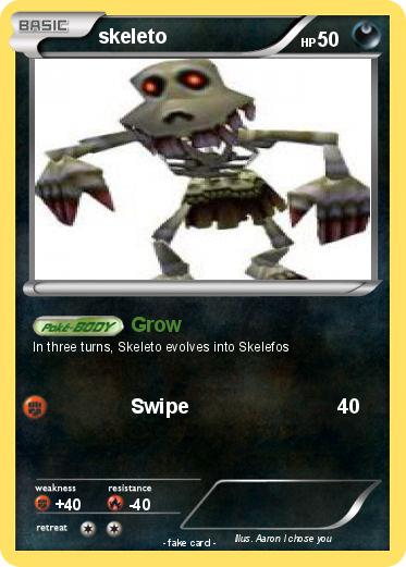 Pokemon skeleto