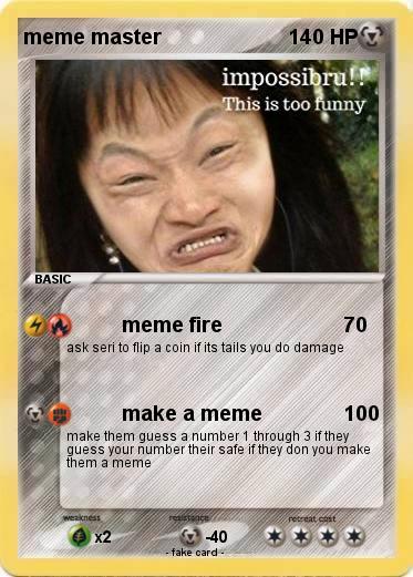 Pokemon meme master