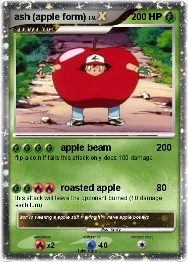 Pokemon ash (apple form)