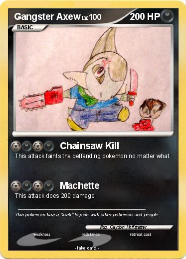 Pokemon Gangster Axew