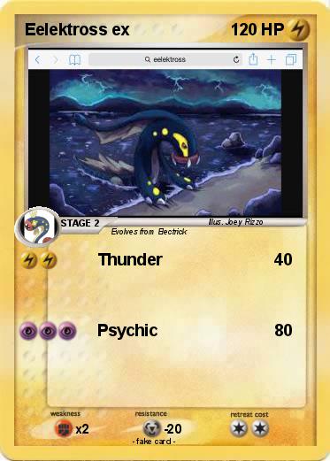 Pokemon Eelektross ex
