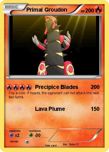 Pokemon Primal Groudon