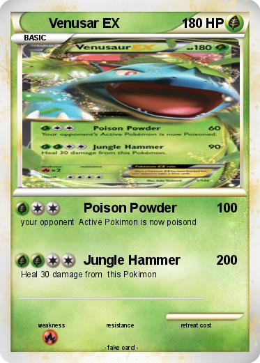 Pokemon Venusar EX